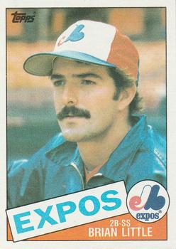 1985 Topps Baseball Cards      257     Bryan Little
